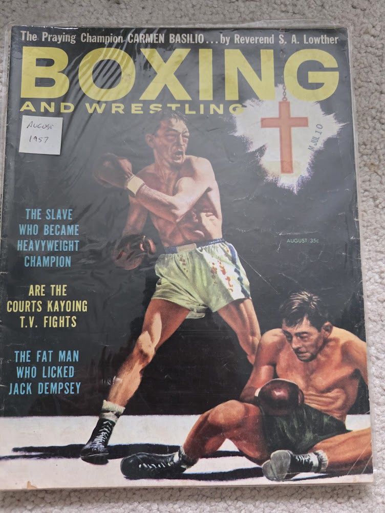 boxing and wrestling magazine AUGUST 1957