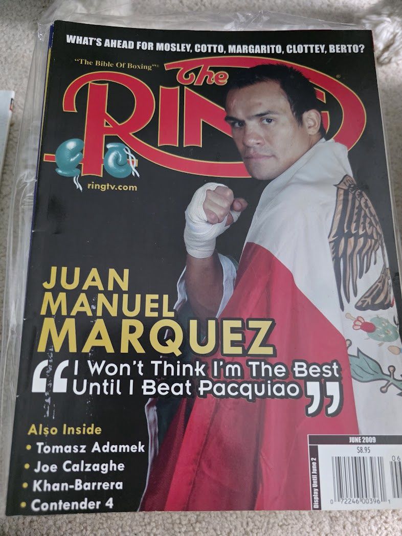 JUAN MANUEL MARQUEZ RING MAGAZINE JUNE 2009