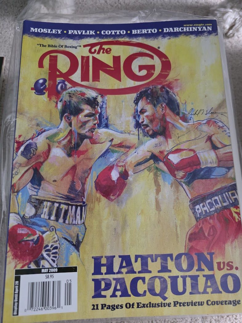 The Ring Magazine MAY 2009 Manny Pacquiao Hatton vs. Pacquiao