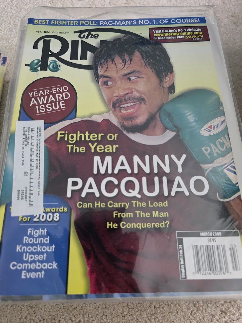 The Ring Magazine MARCH 2009 Manny Pacquiao Fighter of the Year