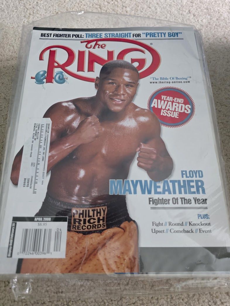 ring magazine APRIL 2008 FLOYD MAYWEATHER