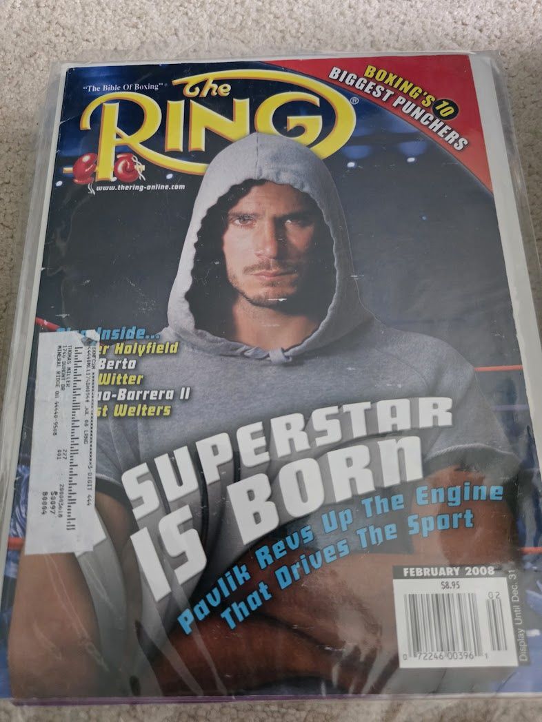 ring magazine FEBRUARY 2008 KELLY PAVLIK