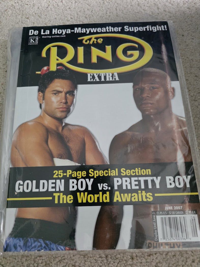 Ring Magazine June 2007 Oscar De La Hoya v Floyd Mayweather