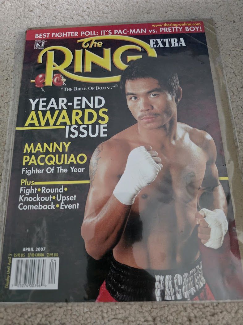 The Ring Extra Magazine April 2007 Manny Pacquiao Pac-Man