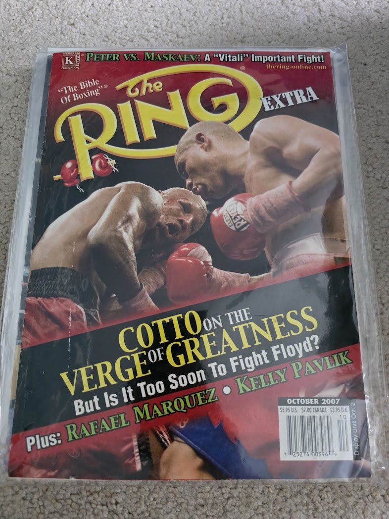 The Ring Extra Boxing Magazine October 2007 COTTO
