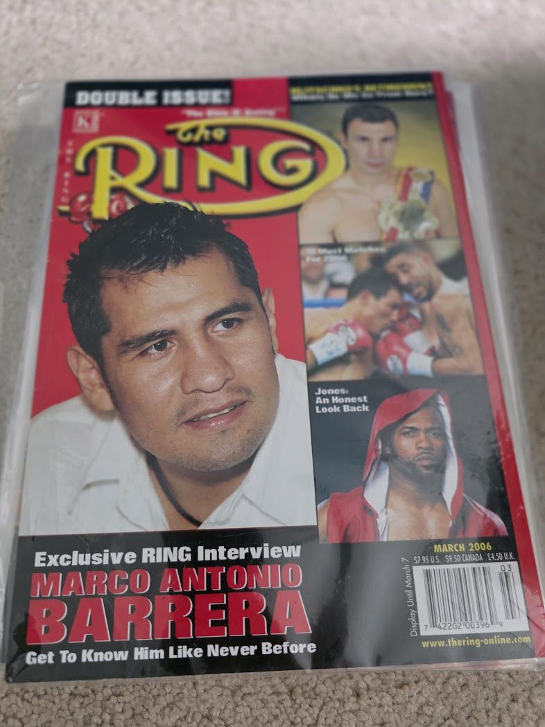 RING MAGAZINE MARCH 2006 BARRERA