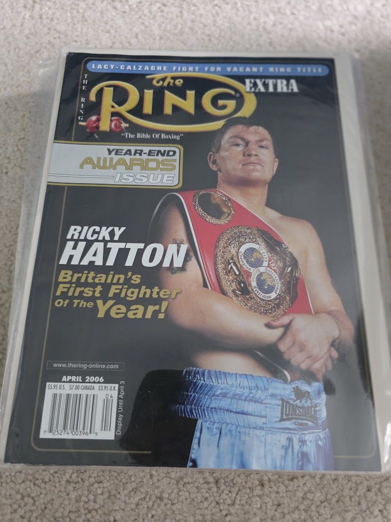 The Ring April 2006 Magazine Ricky Hatton