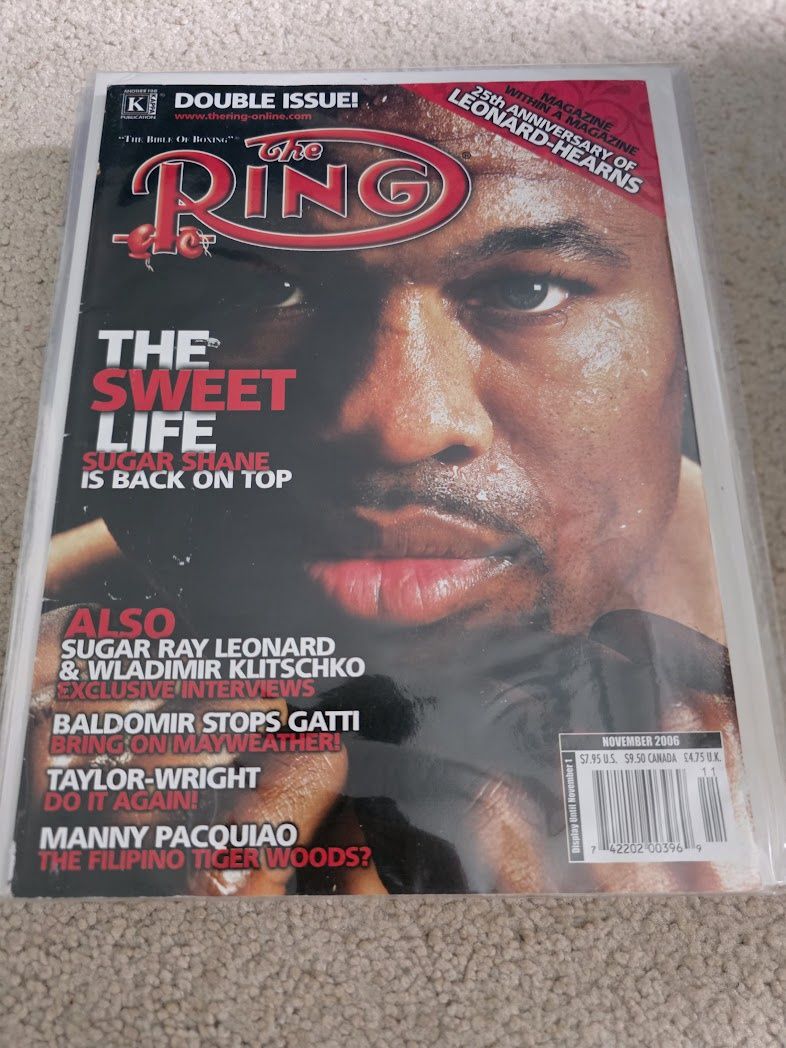 The Ring Boxing Magazine November 2006 Sugar Shane