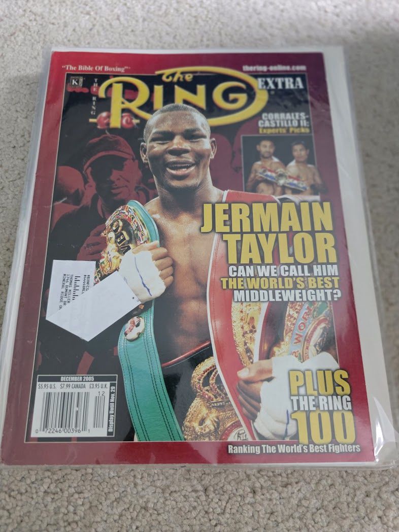 RING MAGAZINE NOVEMBER 2005 TAYLOR