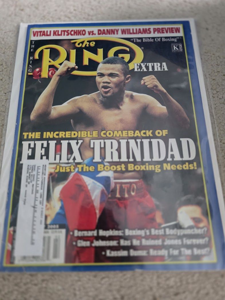 RING MAGAZINE FEBRUARY 2005 FELIX TRINIDAD