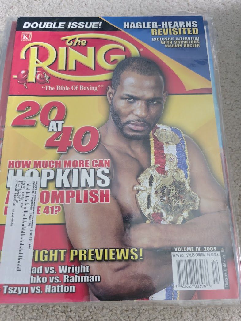 The Ring 2005 Magazine Bernard Hopkins Volume IV