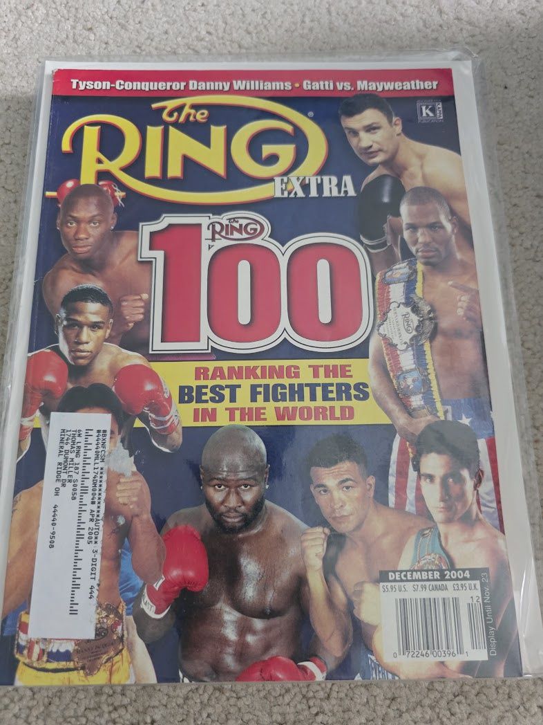 The RING Extra Magazine 100 Ranking BEST FIGHTERS In The World Cover Dec 2004