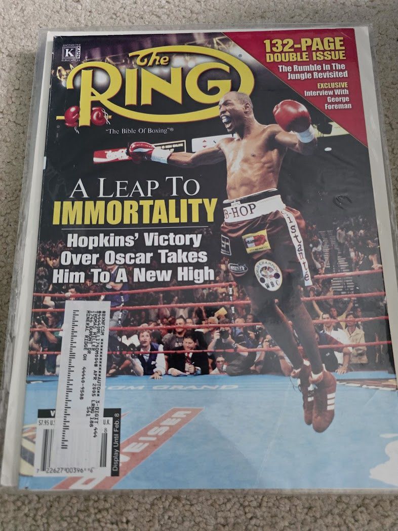 The Ring Magazine Double Volume II 2004 Bernard Hopkins Vintage Boxing
