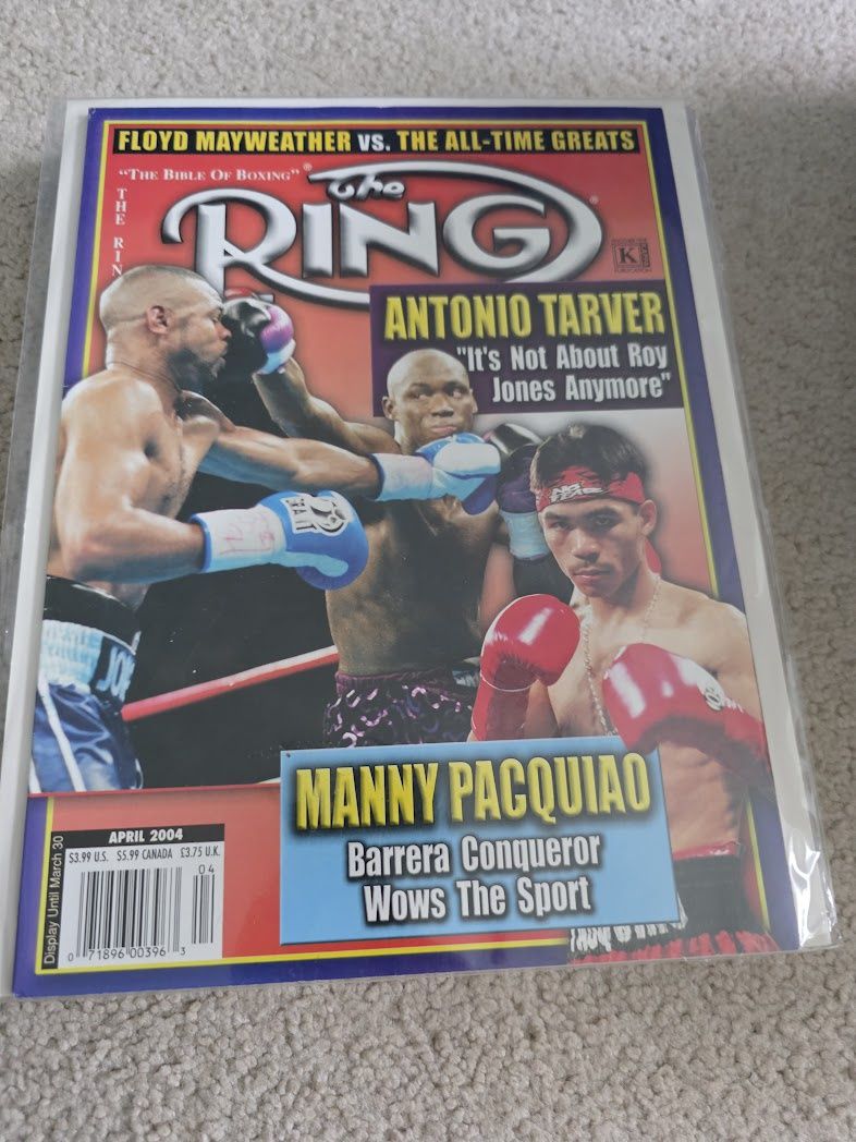 The Ring Boxing Collectable Magazine Issue - April 2004 PACQUIAO