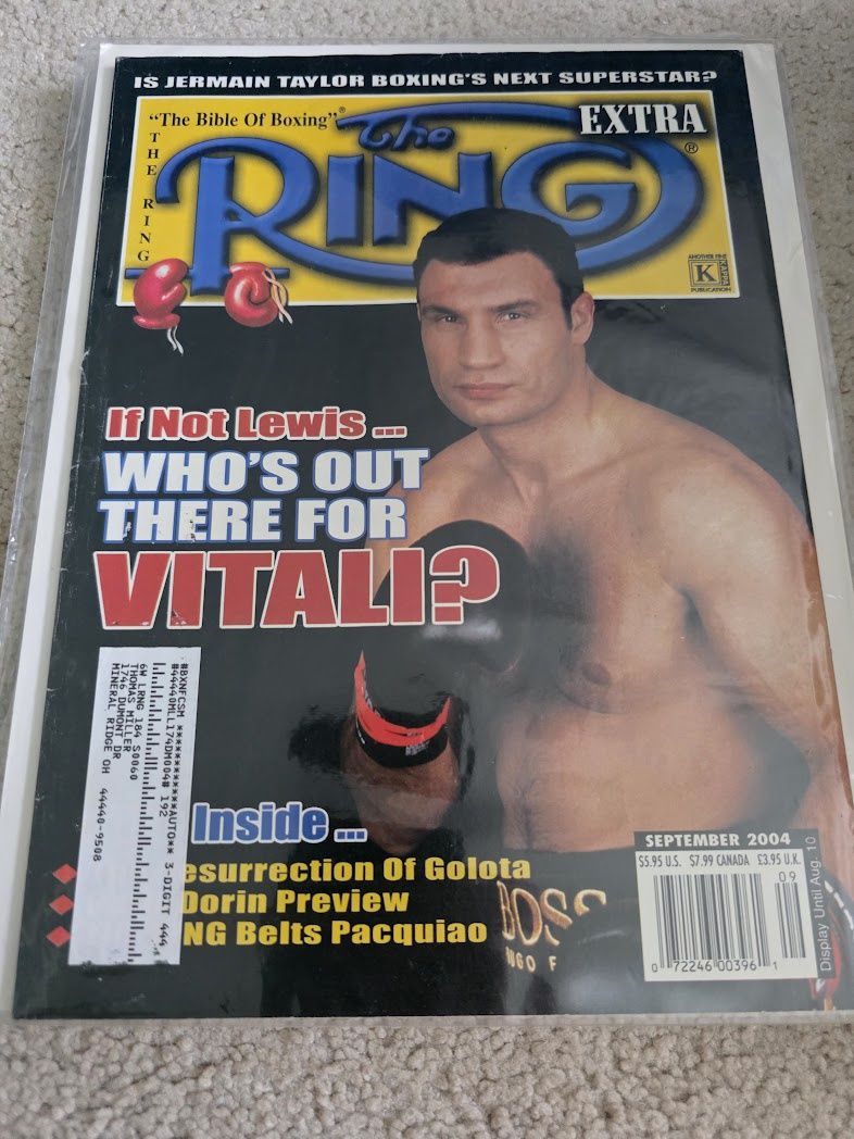 RING MAGAZINE SEPTEMBER 2004 VITALI
