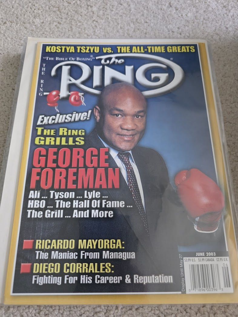 The Ring Boxing Magazine ~ June 2003 ~ George Foreman!