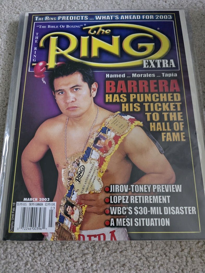 RING MAGAZINE MARCH 2003 BARRERA
