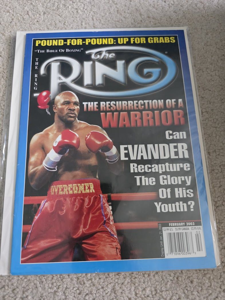 The Ring Boxing Magazine ~ February 2003 ~ Evander Holyfield