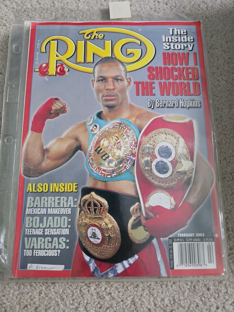 RING MAGAZINE FEBRUARY 2002 HOPKINS