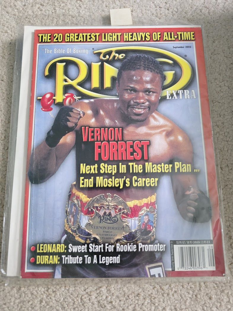 The Ring September 2002 Magazine Vernon Forrest