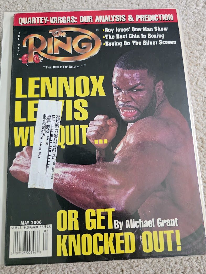 The Ring May 2000 Magazine Lennox Lewis