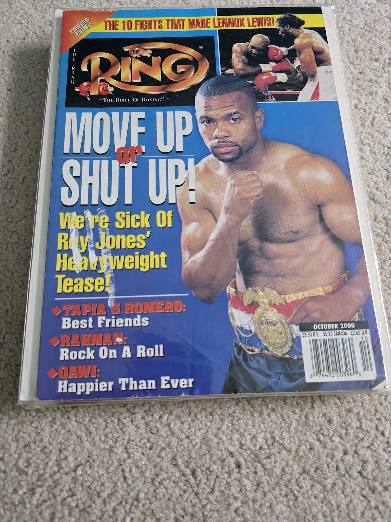 RING magazine Roy Jones Dwight Muhammad Qawi Lennox Lewis