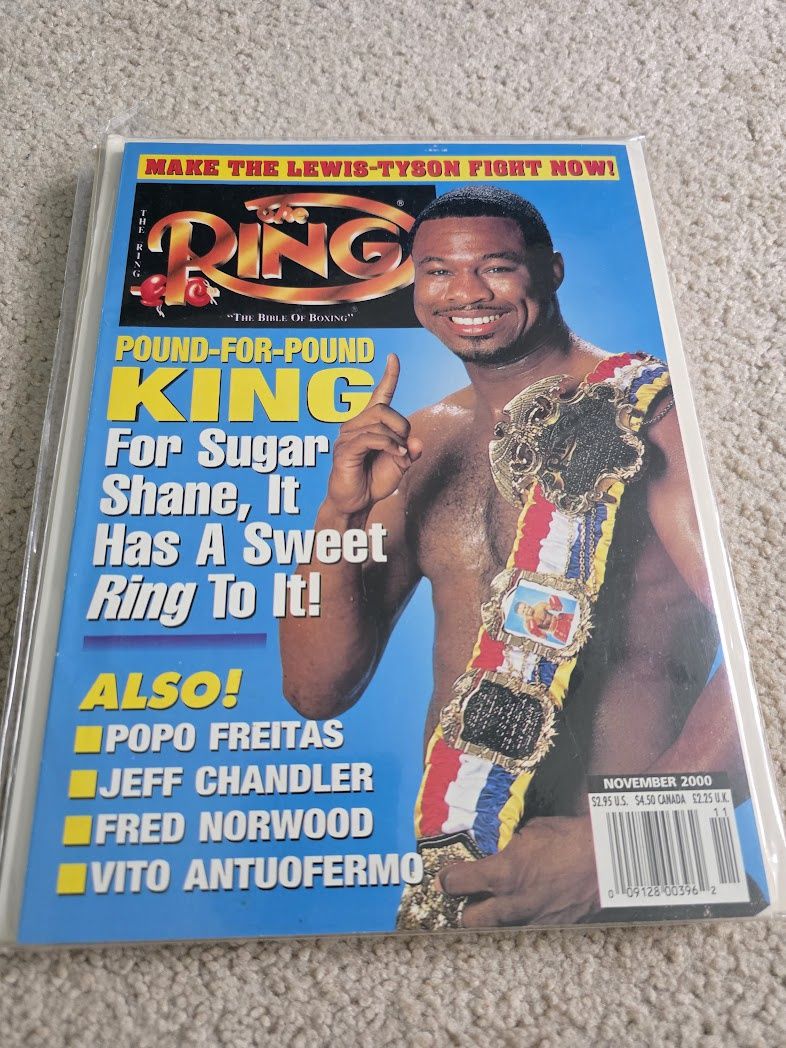 The Ring November 2000 Magazine Sugar Shane Mosley