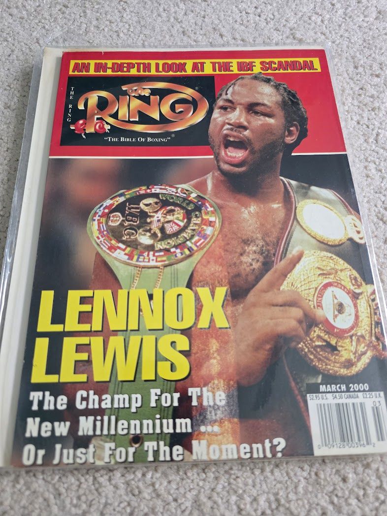 The Ring Boxing Magazine - March 2000 - Lennox Lewis