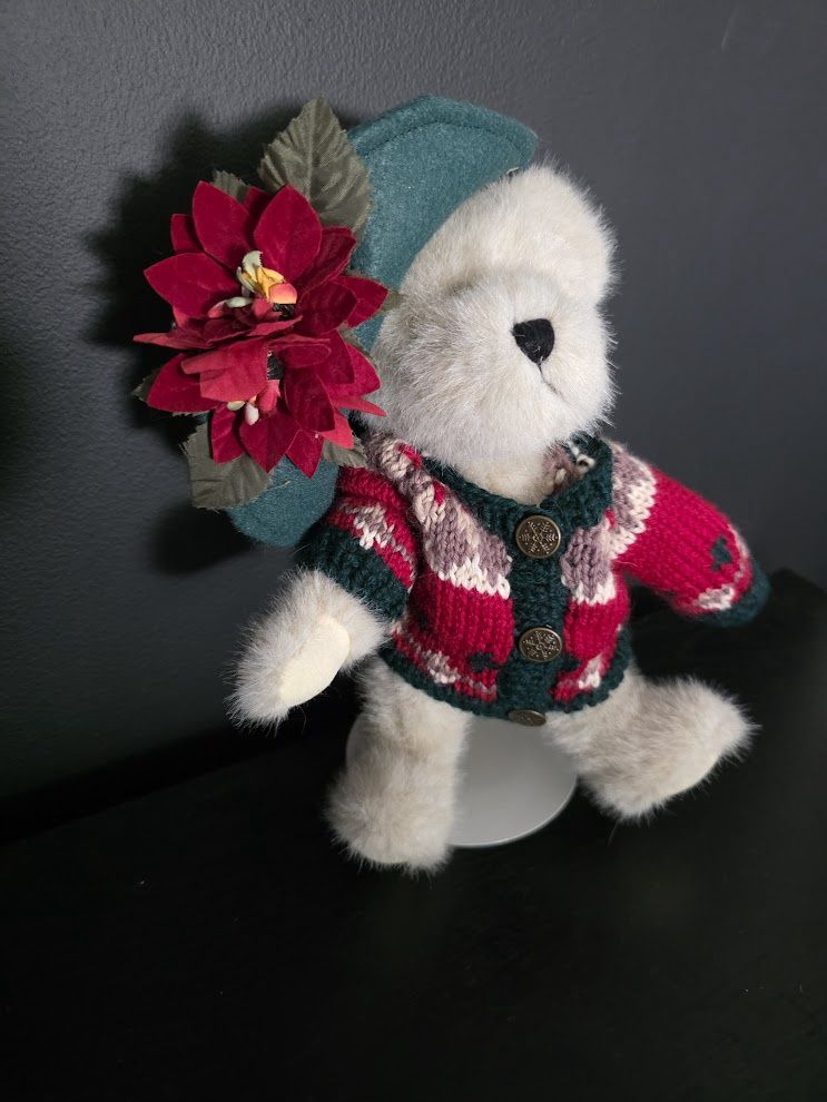 Boyds Bears MRS. FIGGY PUDDING T.J.&#39;s Best Dressed Collection 917442 Christmas with Tag