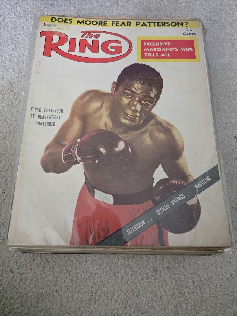 The Ring Boxing Magazine - January 1956 Issue Floyd Patterson