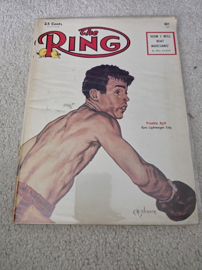 The RING Magazine May 1955 FRANKIE RYFF