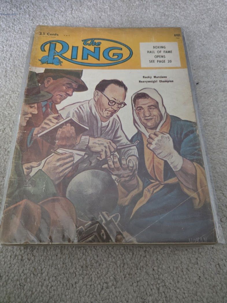 Ring Magazine April 1955 Rocky Marciano