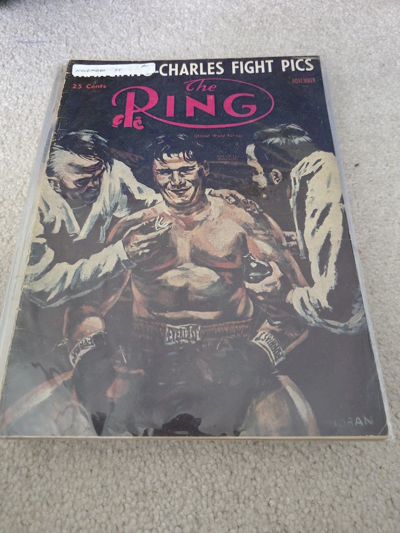 The Ring Magazine November 1954 Don Cockwell Rocky Marciano