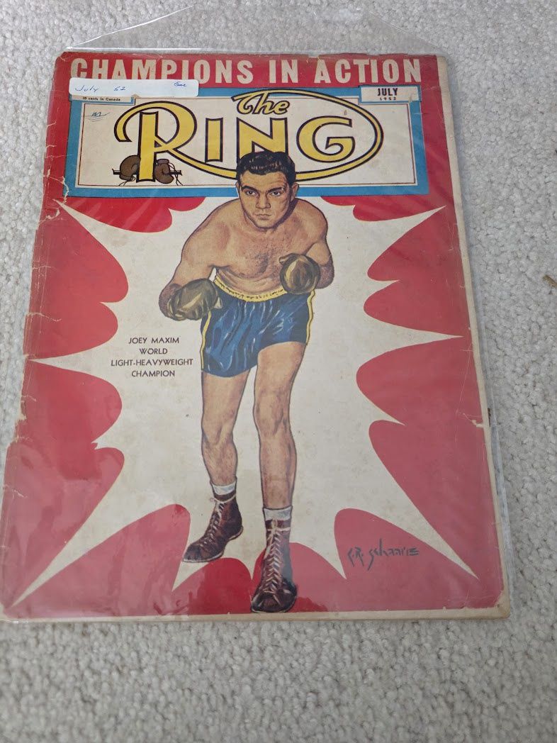 Ring Boxing Magazine July 1952 Joey Maxim