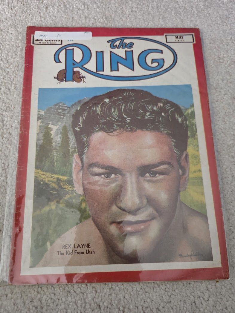 The Ring May 1951 Rex Layne Boxing Magazine