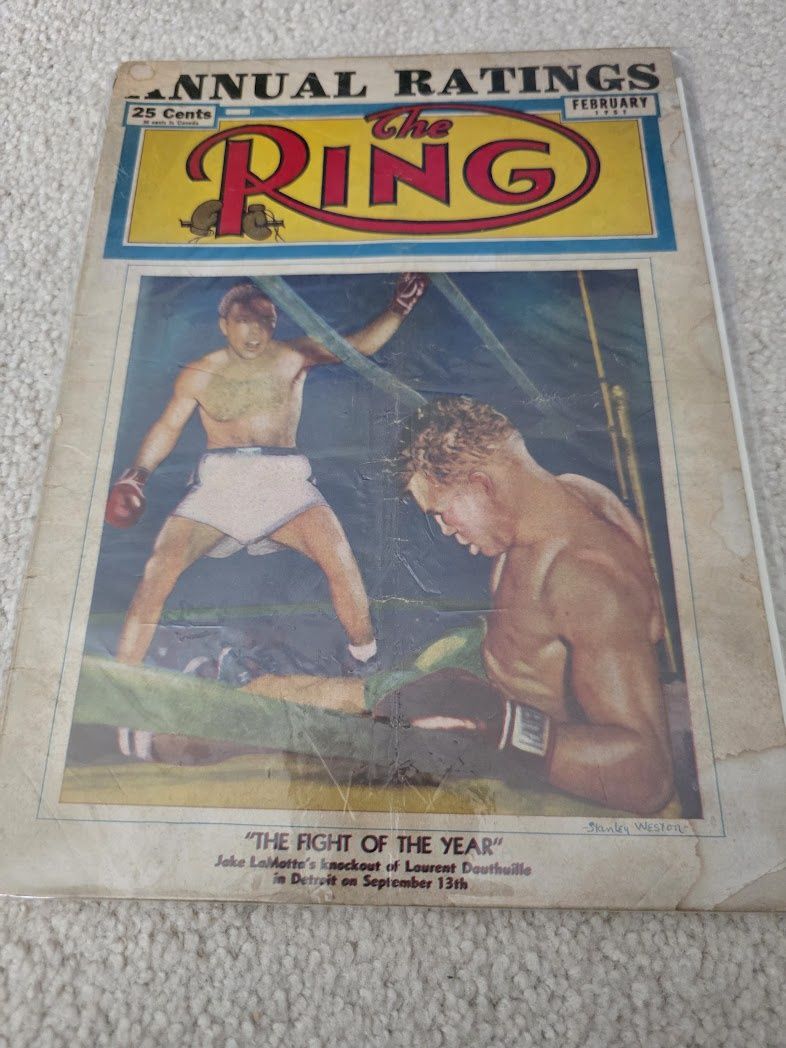February 1951 The Ring Boxing Magazine – Jake LaMotta1