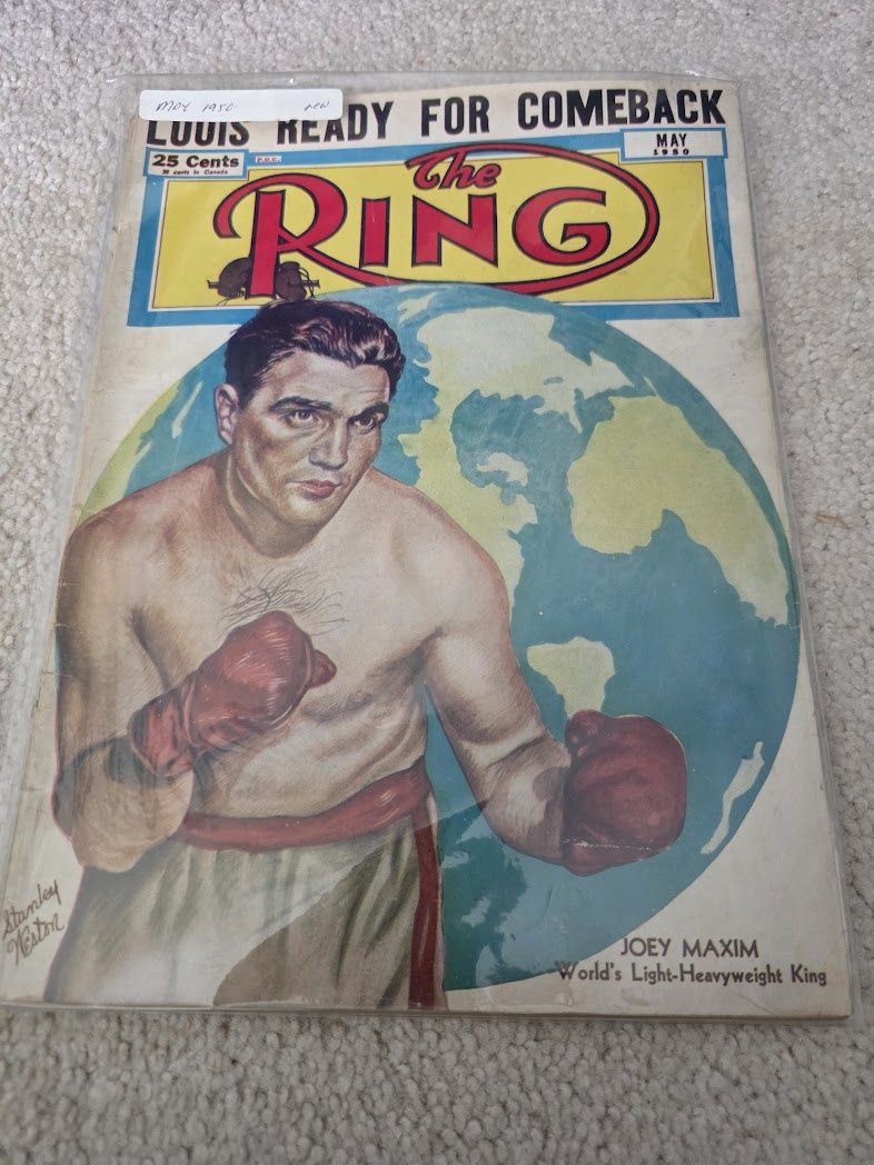 May 1950 Ring Magazine Joey Maxim