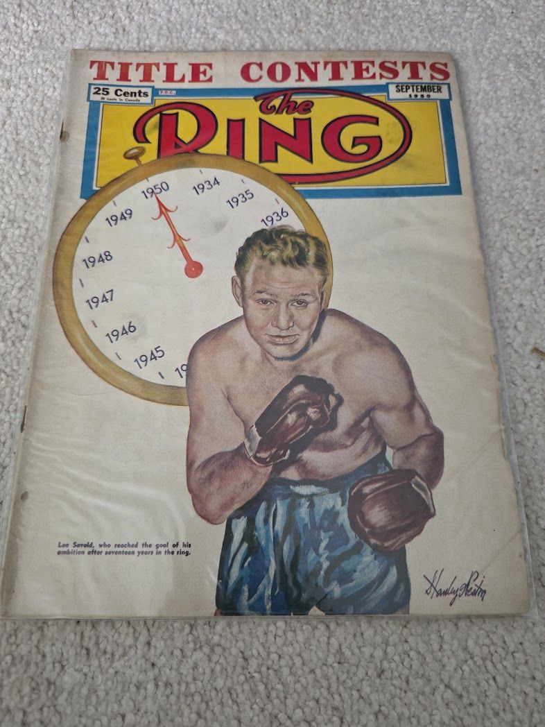 1950 SEPTEMBER THE RING MAGAZINE - LEE SAVOLD