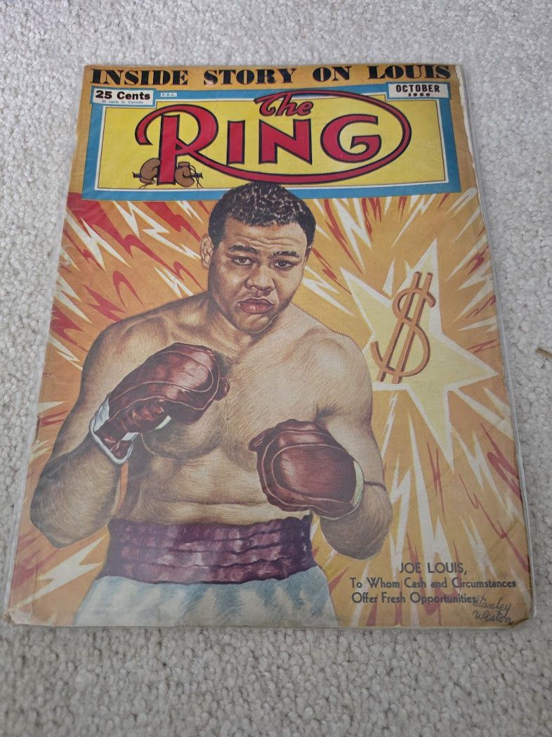The Ring Magazine October 1950 Inside Story on Joe Louis