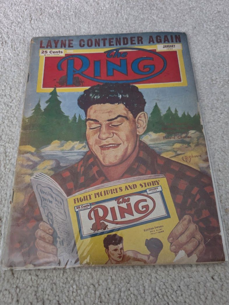 1953 JANUARY THE RING MAGAZINE - REX LAYNE