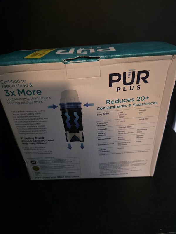 PUR Plus 11 Cup Pitcher Water Filtration System - Color Classic Blue OPEN BOX NEW