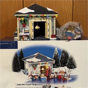 Dept 56 Another Mans Treasure Garage Sale Set Of 22 Snow Village 54945