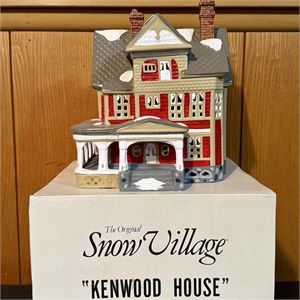 Vintage Dept 56 Original Snow Village Kenwood House 5054-7
