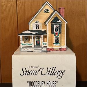 Department Dept 56 Original Snow Village Woodbury House 1993 #54445