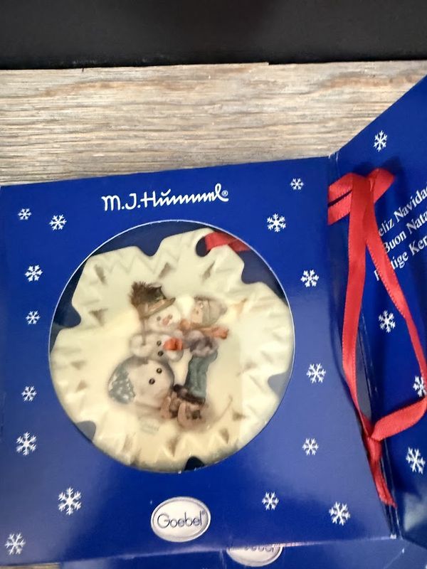 MJ Hummel Christmas Ornaments-Set of 3