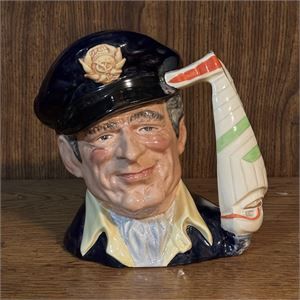 Royal Doulton The Yachtsman Character Jug D 6820 - 7”