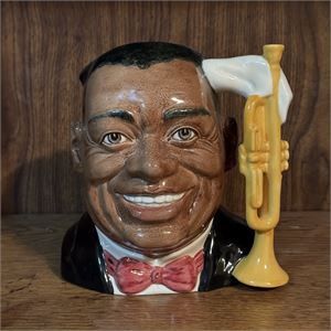 Royal Doulton Louis Armstrong Character Jug D 6707 - 7.5”