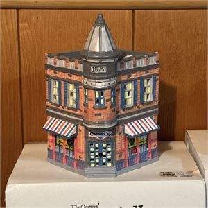 Department 56 The Original Snow Village ~1988 Corner Cafe 5124-1