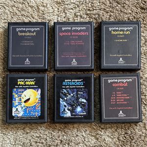 Atari 2600 Video Games - Pac Man, Asteroids, Space Invaders and More