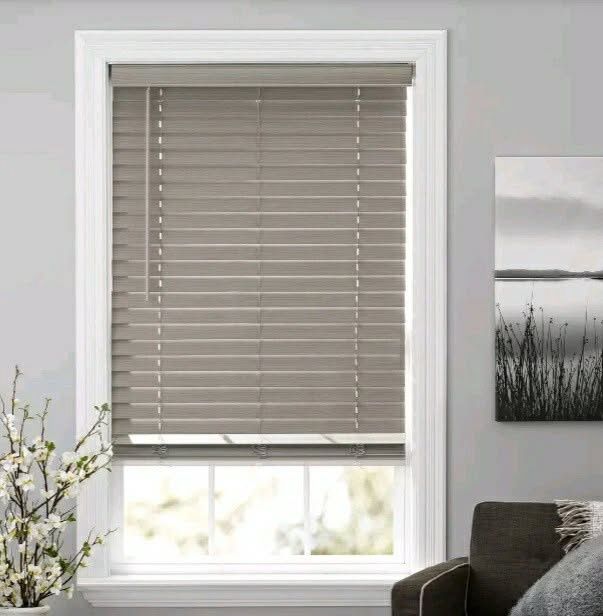 Better Homes &amp; Garden 2&quot; Faux Wood Cordless Window Blind Rustic Gray 31&quot; *64&quot;